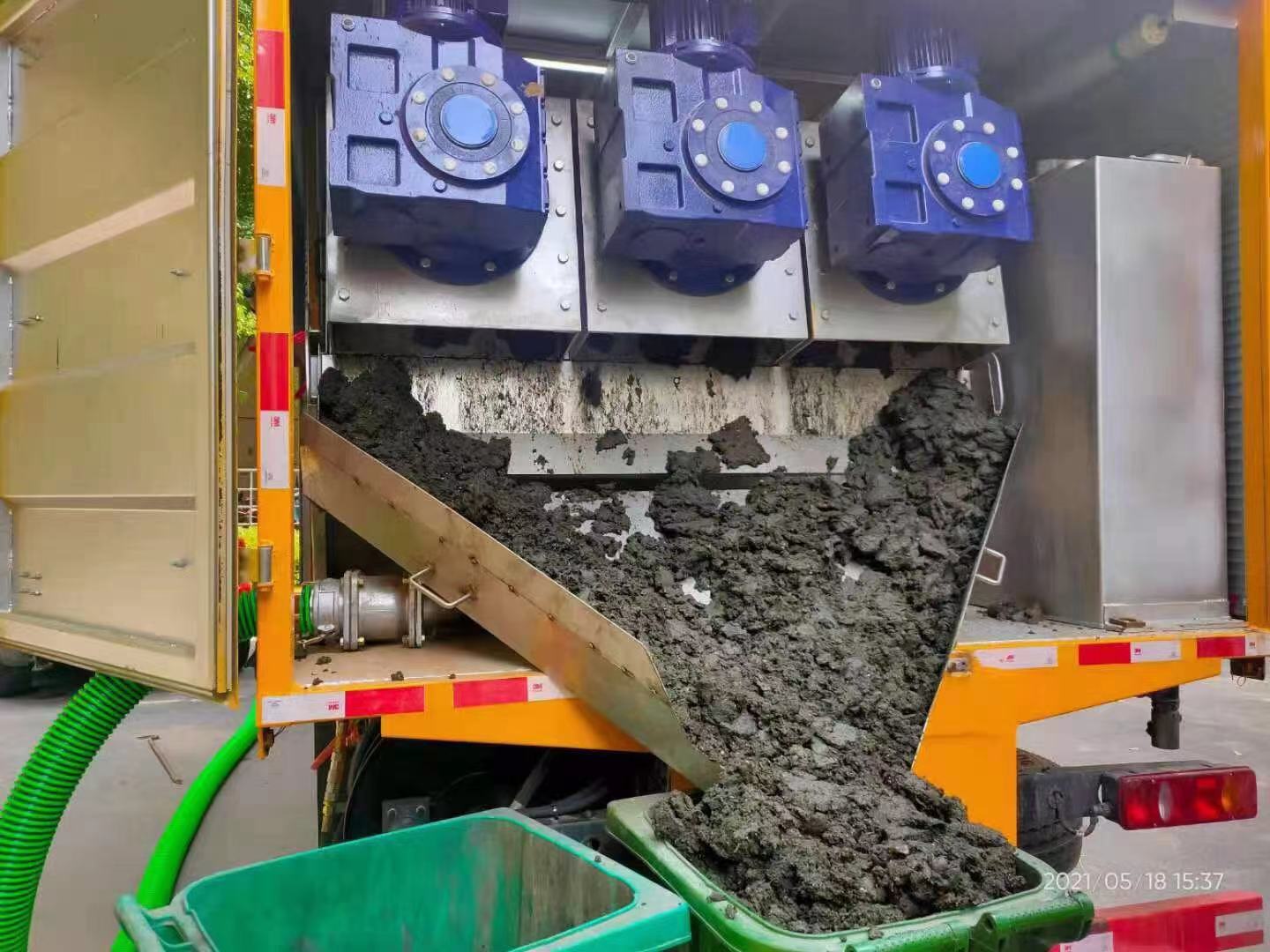 长宁化粪池清掏城市维护站-泥浆净化干湿分离处理